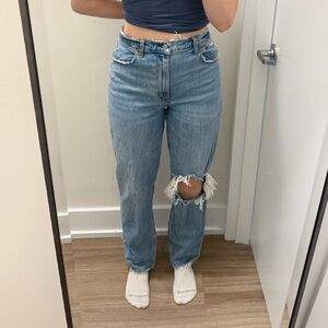 Abercrombie Curve Love Straight Jeans